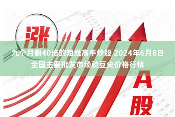 九个月翻40倍的短线高手炒股 2024年6月8日全国主要批发市场豌豆尖价格行情