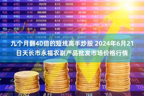 九个月翻40倍的短线高手炒股 2024年6月21日天长市永福农副产品批发市场价格行情