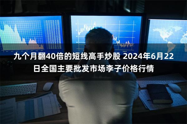 九个月翻40倍的短线高手炒股 2024年6月22日全国主要批发市场李子价格行情