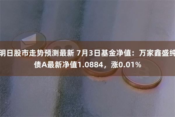 明日股市走势预测最新 7月3日基金净值：万家鑫盛纯债A最新净值1.0884，涨0.01%